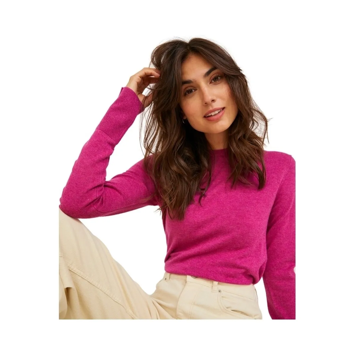 KNIT LARA L/S NOOS  FESTIVAL FUCSHIA