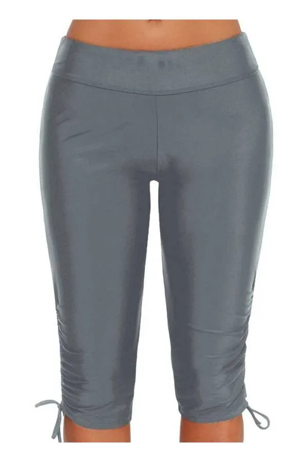 Leggins pirata tallas grandes fruncidos laterales