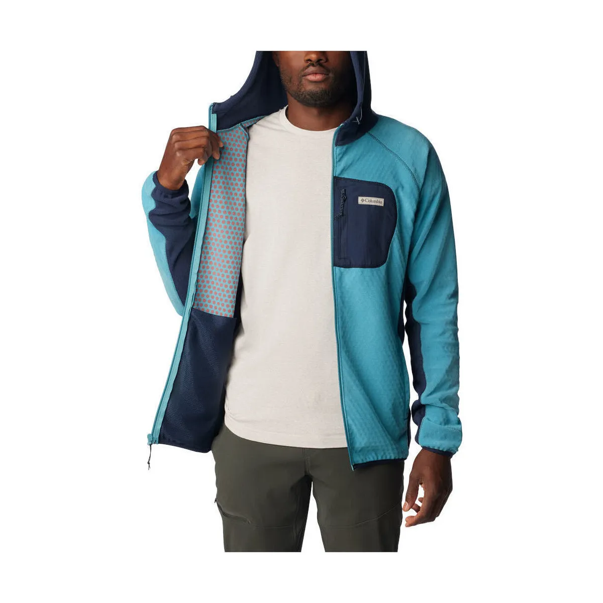 M Outdoor Tracks Hooded Full Zip