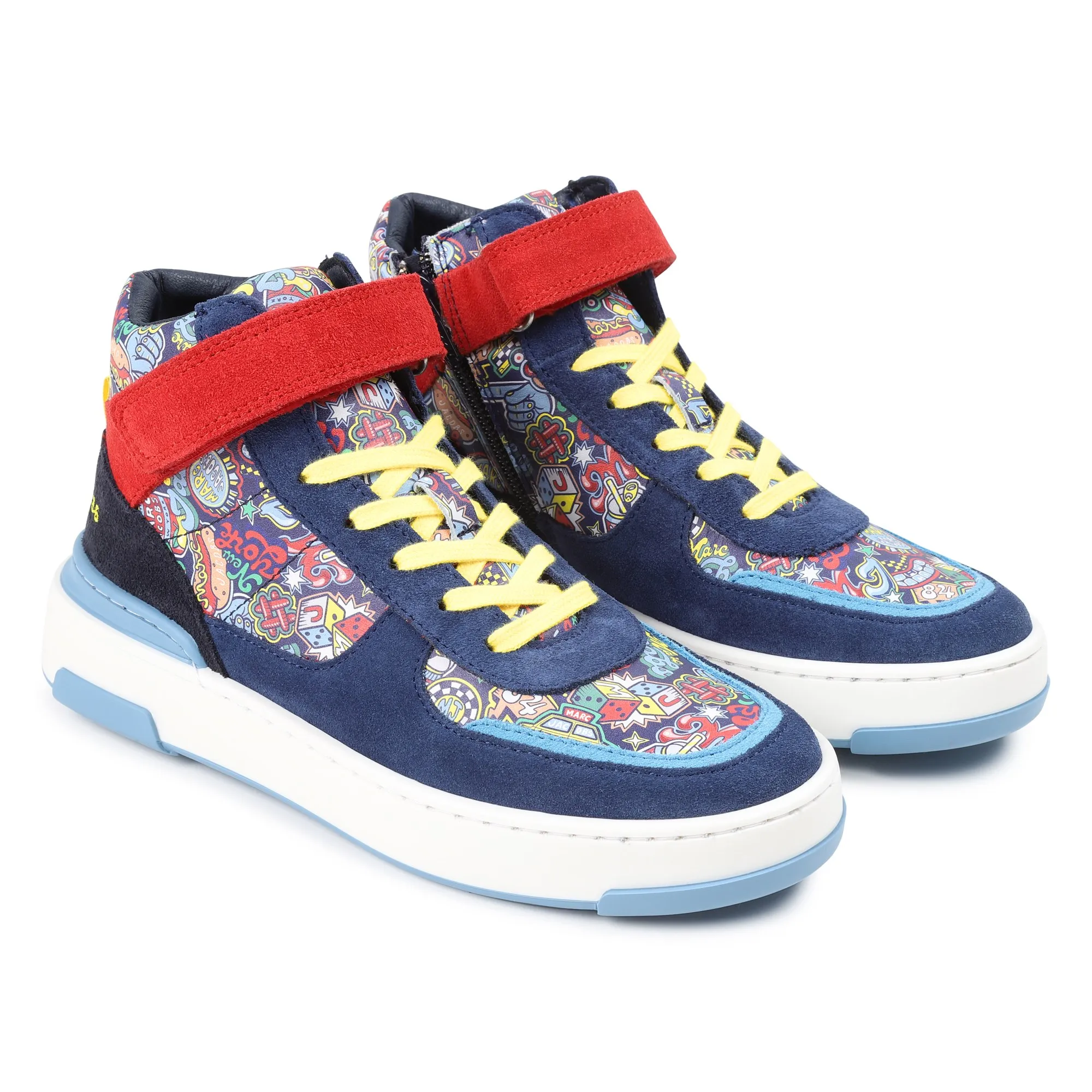 MARC JACOBS Deportivas de piel con velcro