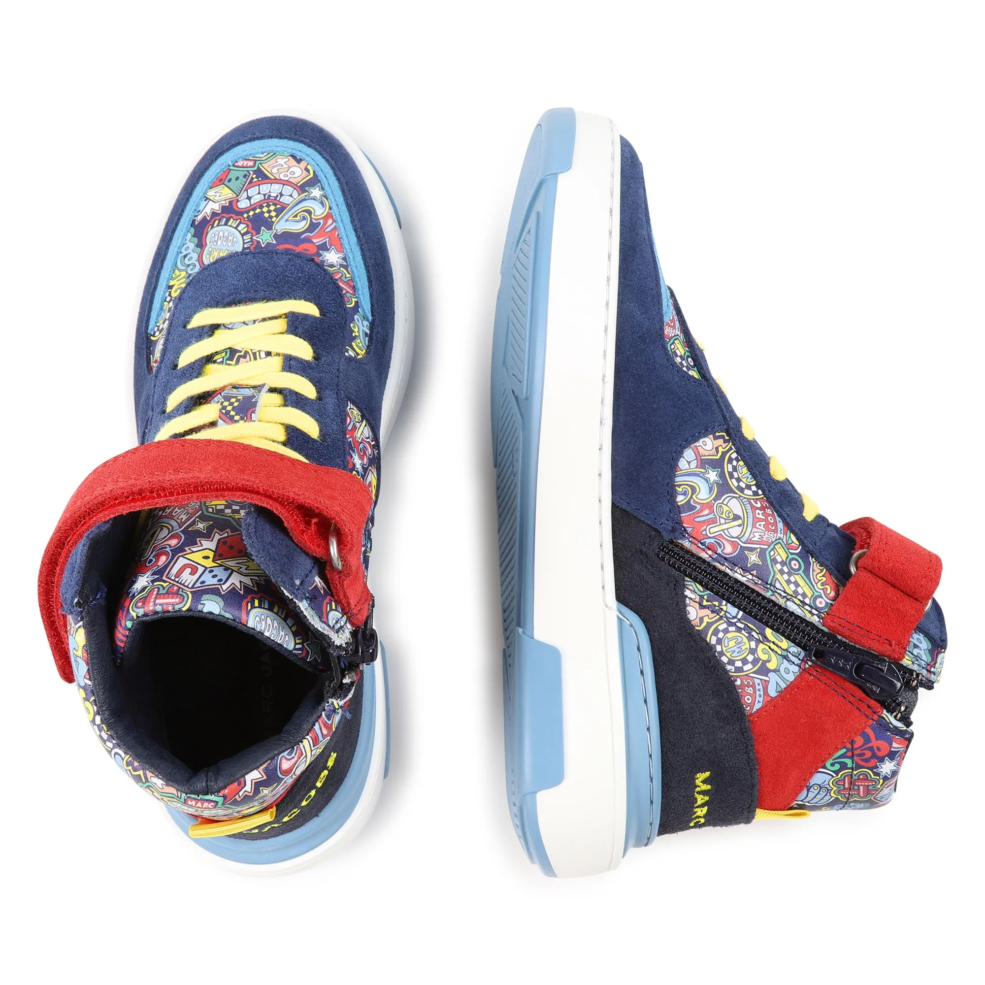 MARC JACOBS Deportivas de piel con velcro