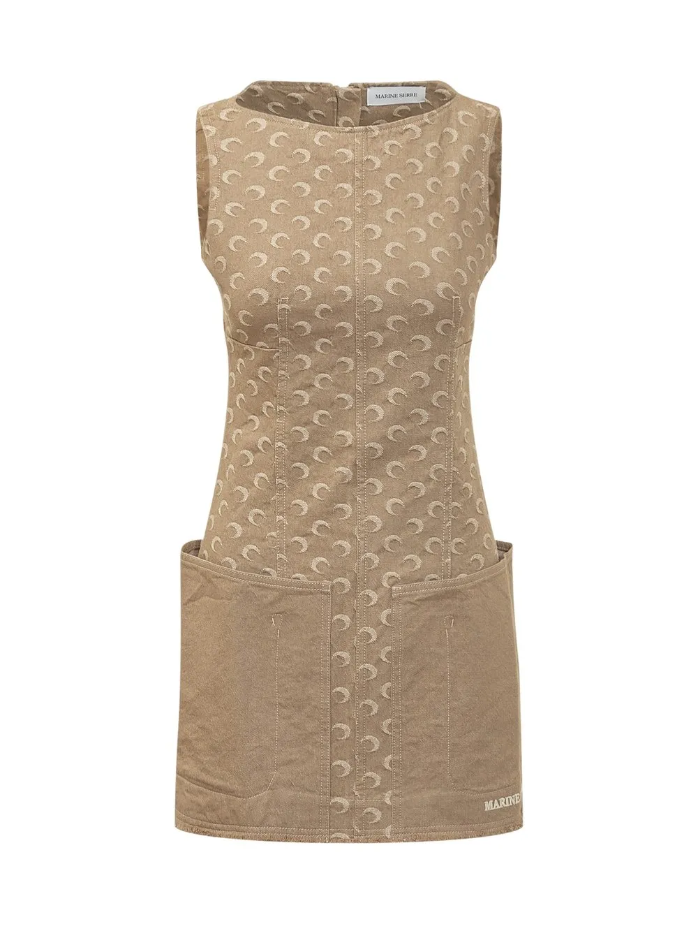 MARINE SERRE Dress with Moon Logo