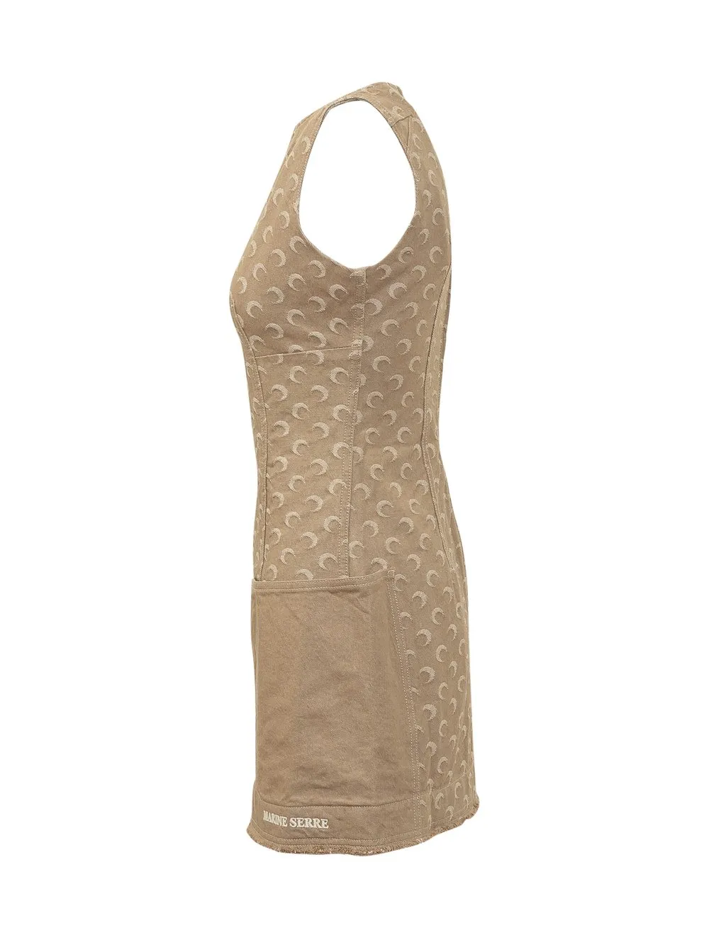 MARINE SERRE Dress with Moon Logo