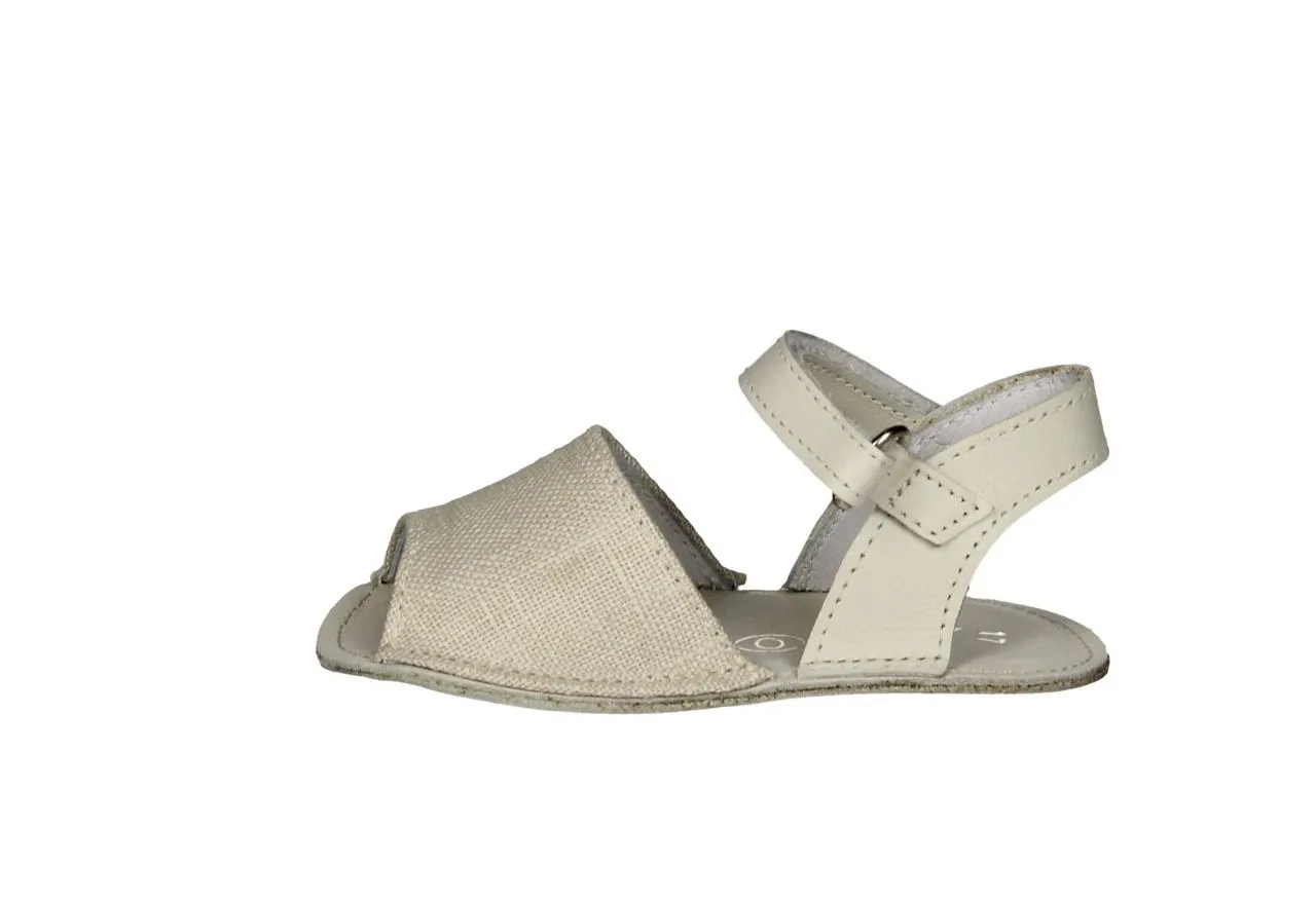 Menorquina Lino Taupe Velcro