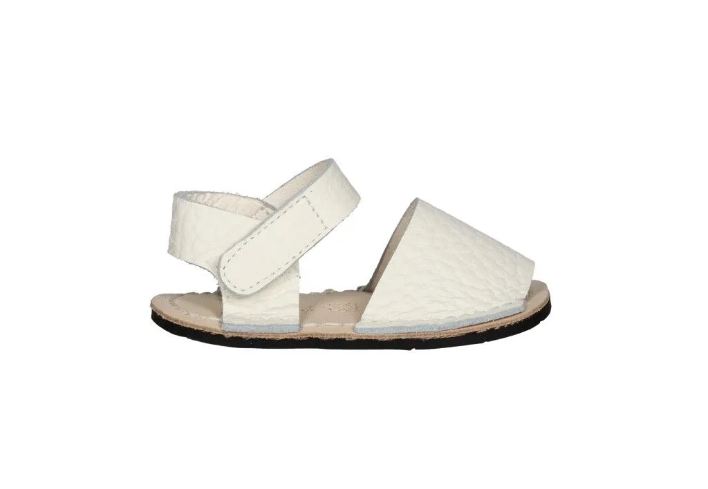 Menorquina Piel Blanca Velcro