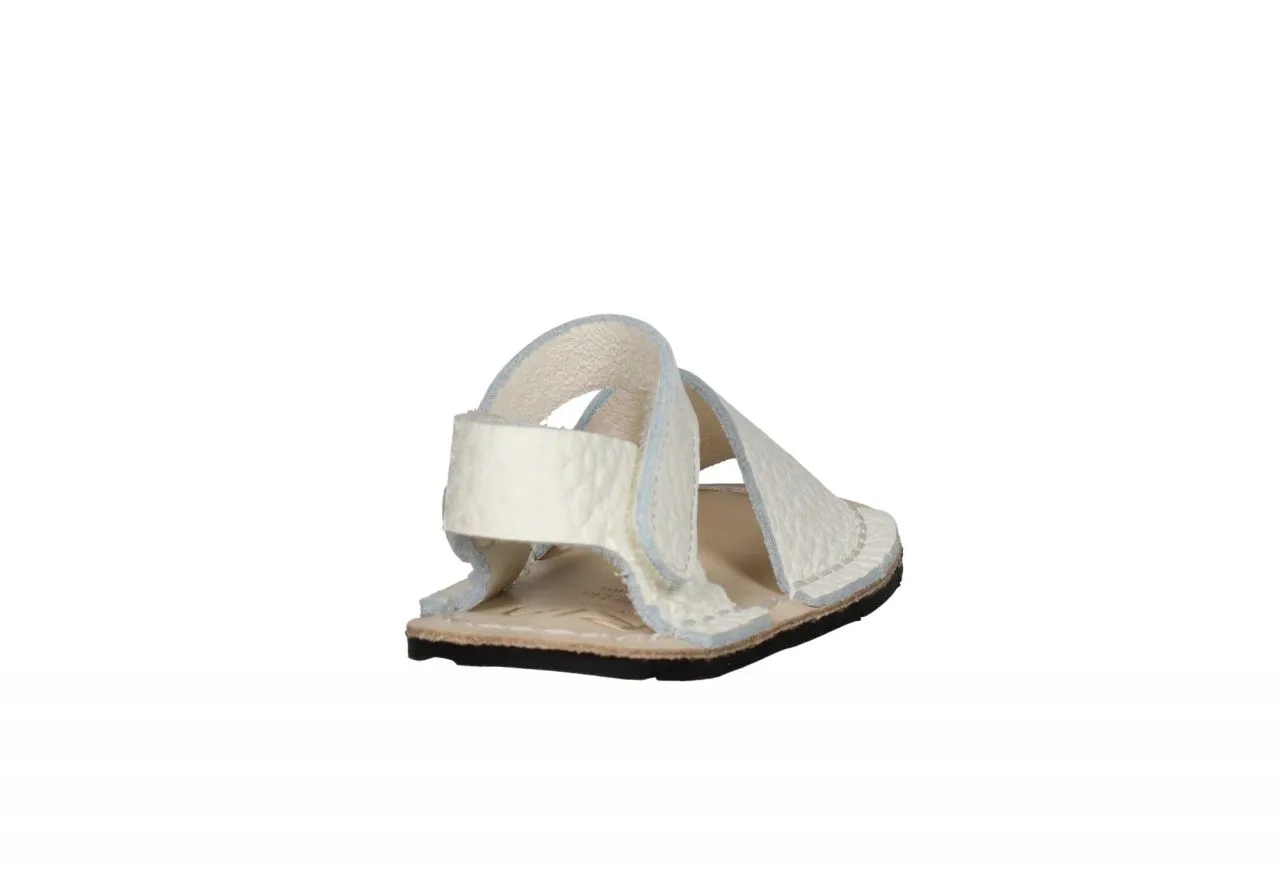 Menorquina Piel Blanca Velcro