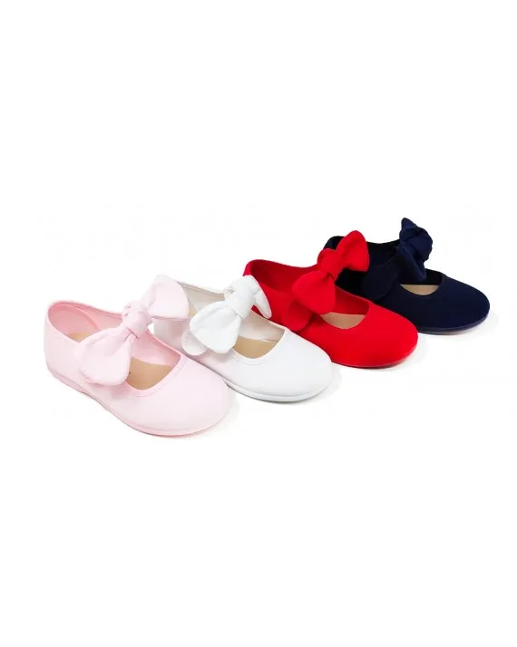 MERCEDITA NIÑA LONA VELCRO CON LAZO CARLETA 1061208