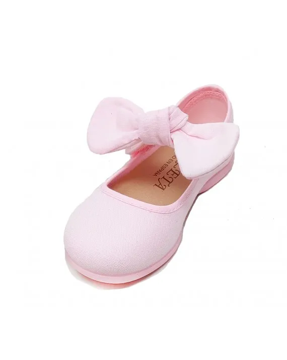 MERCEDITA NIÑA LONA VELCRO CON LAZO CARLETA 1061208