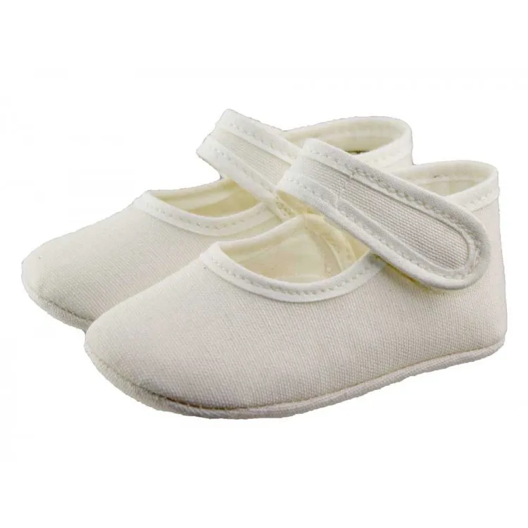 Merceditas bebé tela velcro
