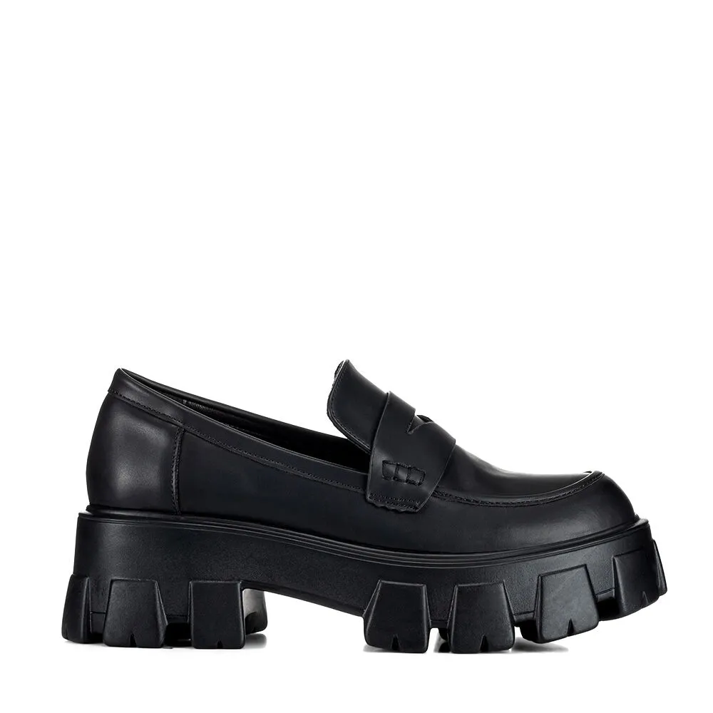 Mocasin Negro Casual Mujer Weide Lt125