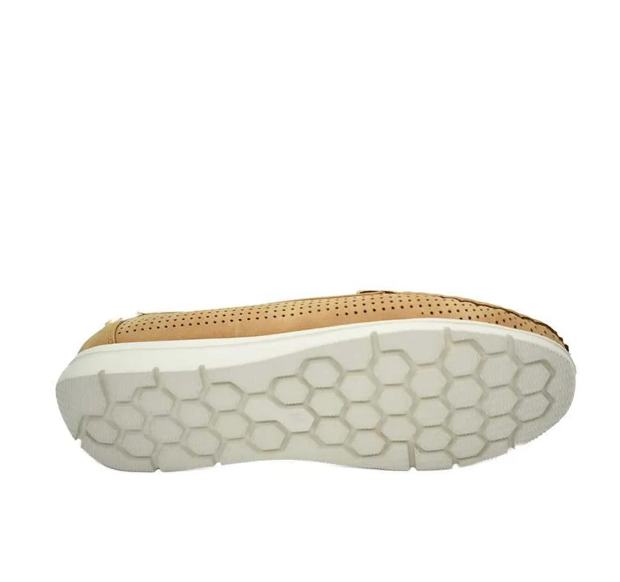 MOCASÍN AMARPIES PLANTA ACOLCHADA ZAPATO CALADO CUERO MUY CÓMODO PARA MUJER 26276