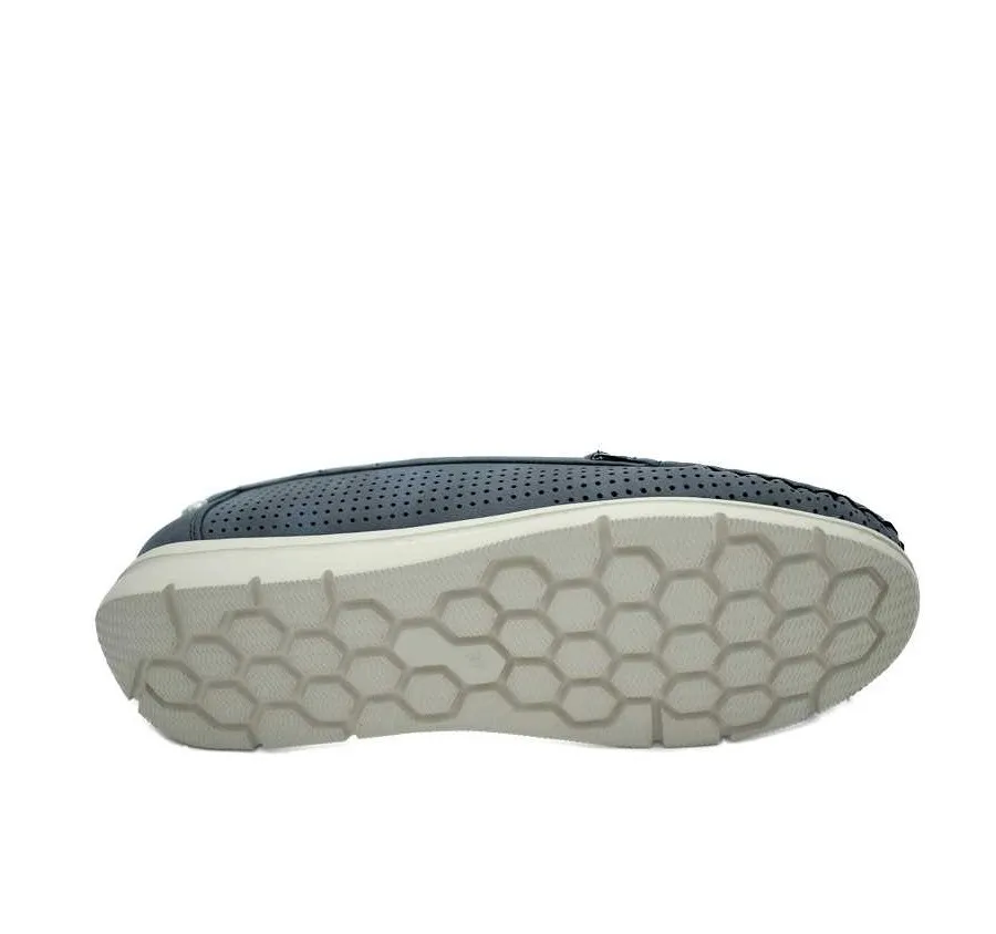 MOCASÍN AMARPIES PLANTA ACOLCHADA ZAPATO CALADO MARINO MUY CÓMODO PARA MUJER 26275