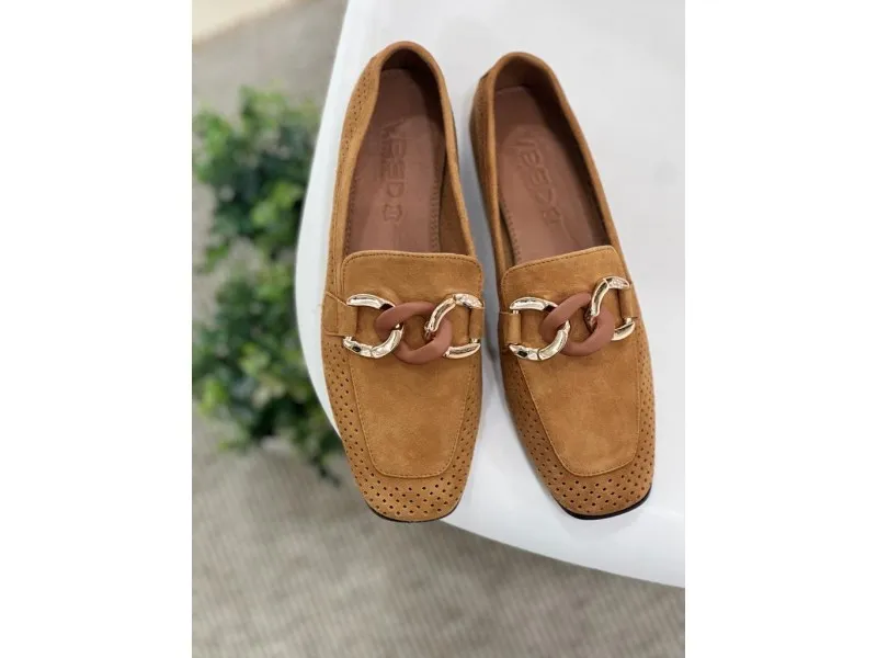 MOCASÍN HARPER ANTE VEXED EN COLOR CUERO O NUDE