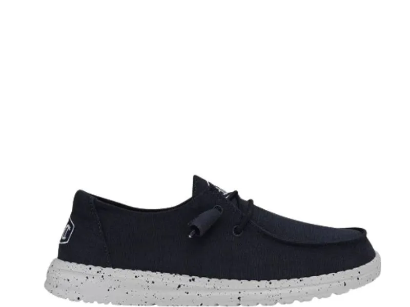 MOCASÍN HEY DUDE WENDY SLUB CANVAS EN COLOR MARINO HD40902