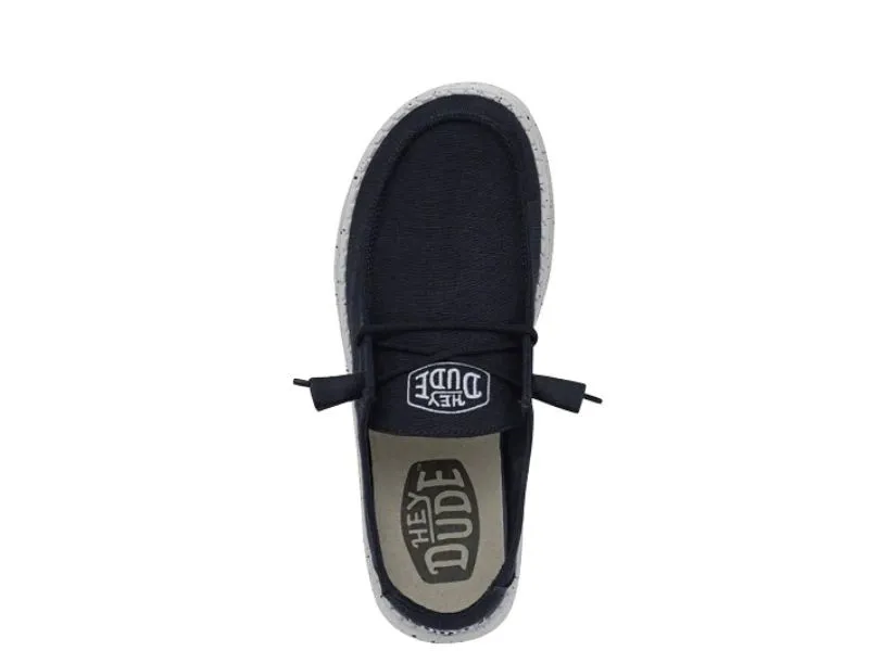 MOCASÍN HEY DUDE WENDY SLUB CANVAS EN COLOR MARINO HD40902
