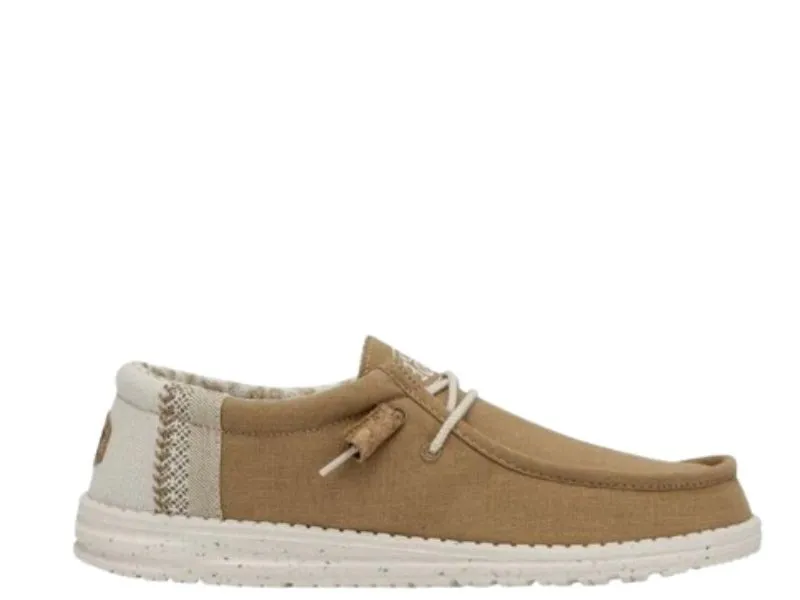 MOCASÍN WALLY BREAK STITCH HEY DUDE EN COLOR CAMEL 40015410