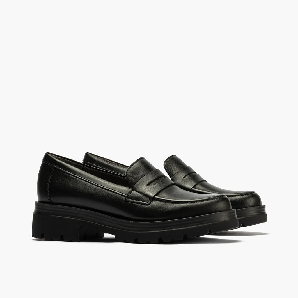 Mocasín Antifaz mujer color negro