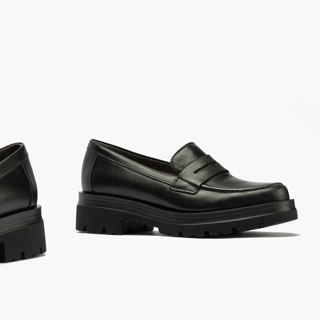 Mocasín Antifaz mujer color negro