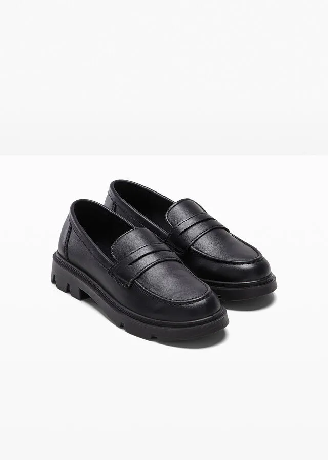 Mocasín Chunky Negro