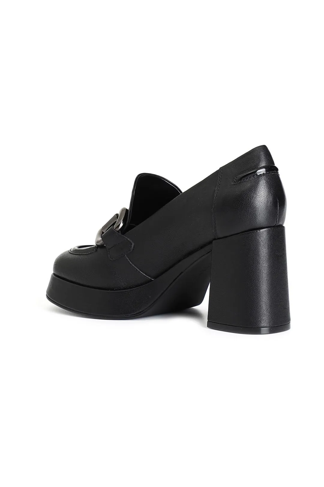 mocasín de napa de mujer con bocado black