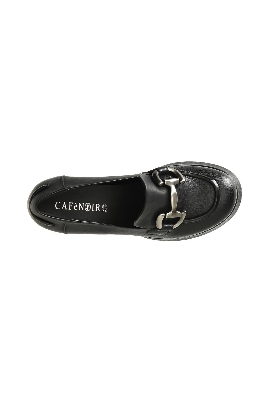 mocasín de napa de mujer con bocado black