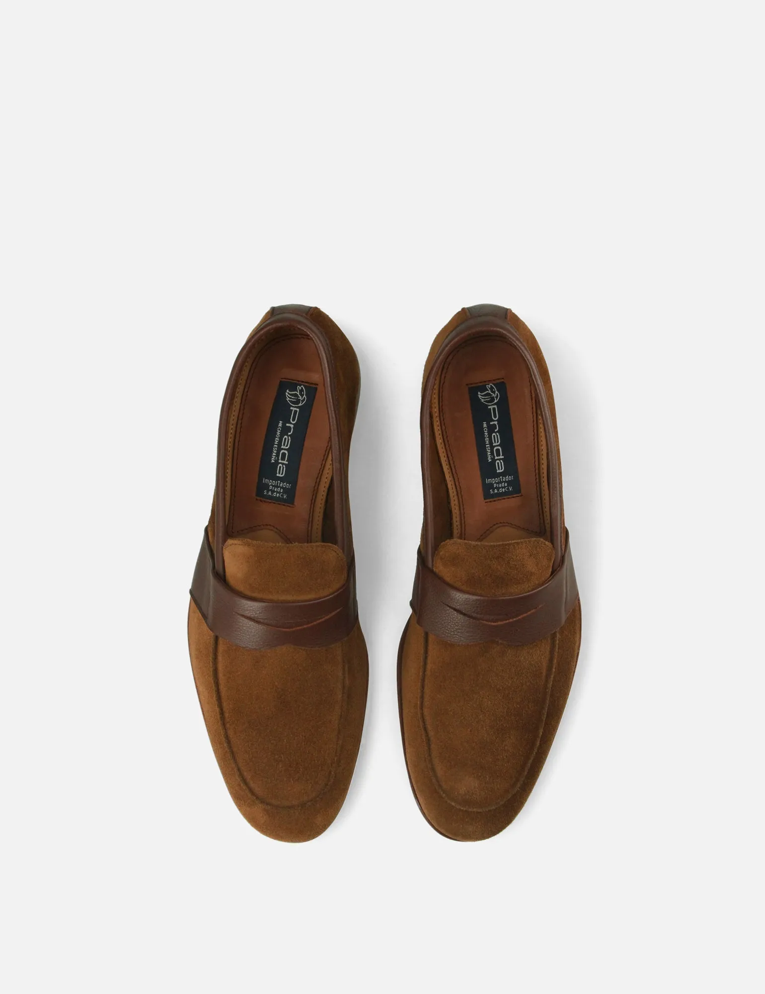 Mocasín en ante premium color kaki
