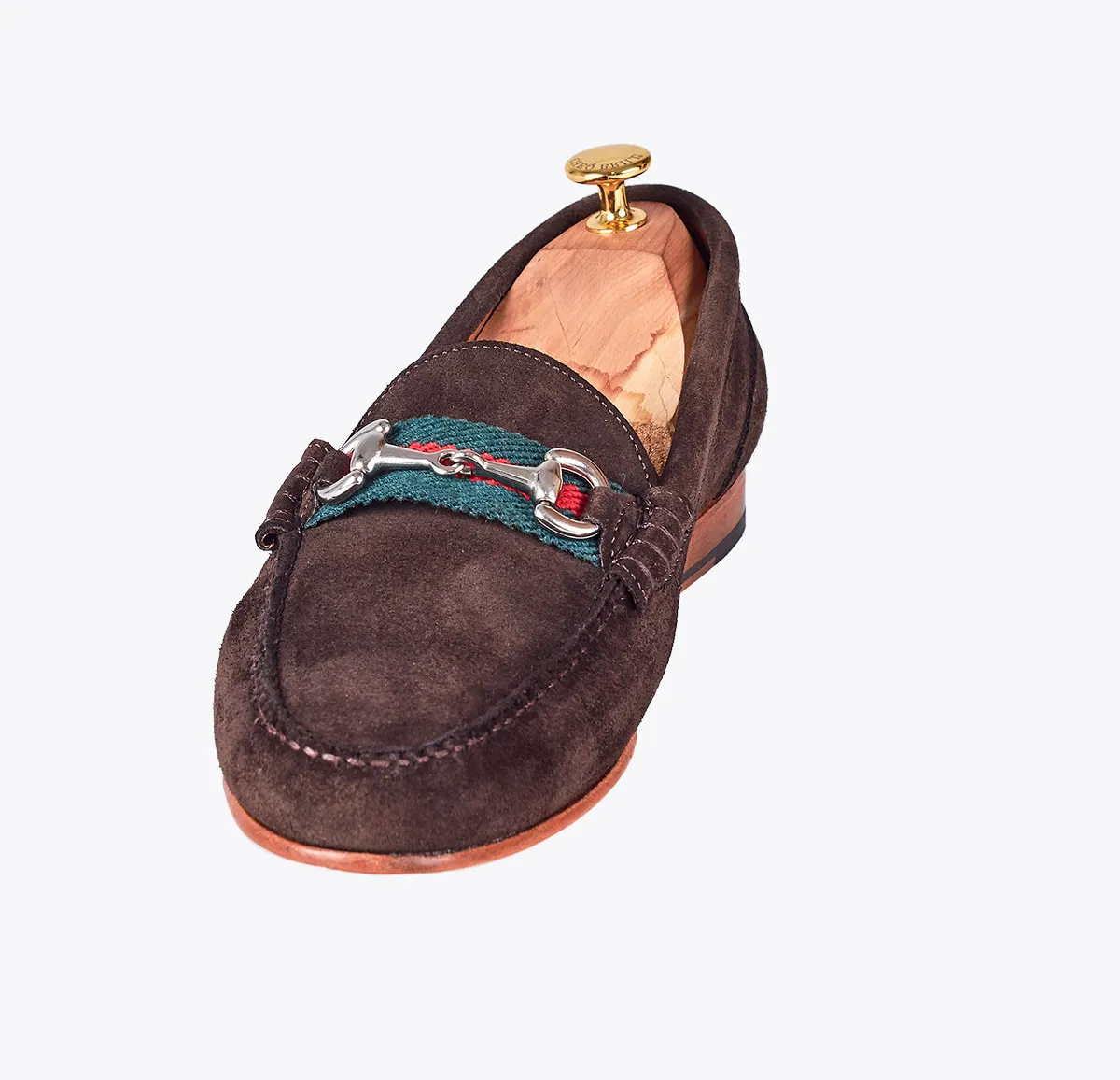 Mocasín metal ante moka