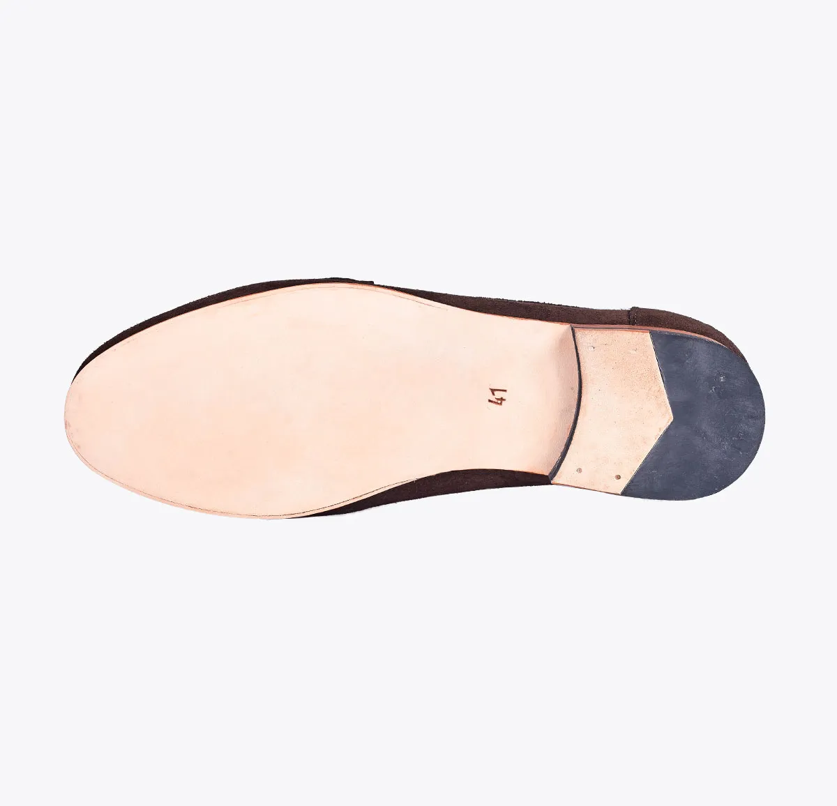 Mocasín metal ante moka