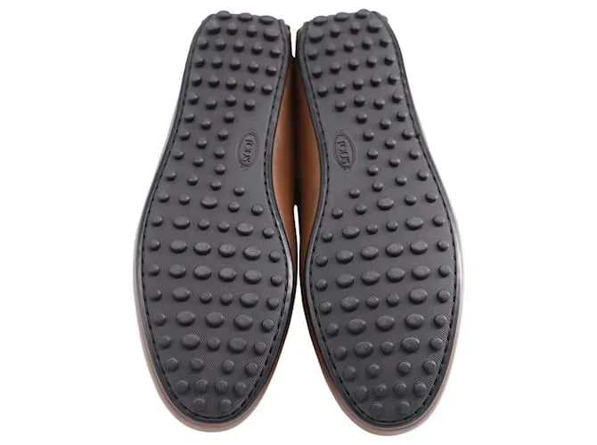 Mocasín Tod's City Gommino en Cuero Marrón Castaño 