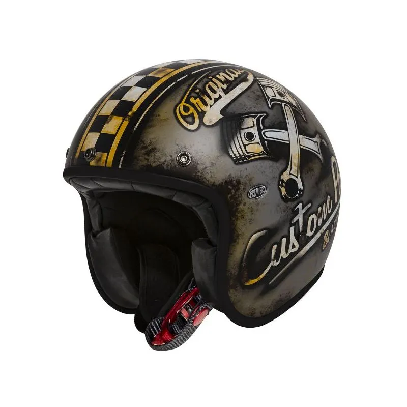 MOTOCICLETA CASCO JET POCO DECO OP9BM  PREMIER