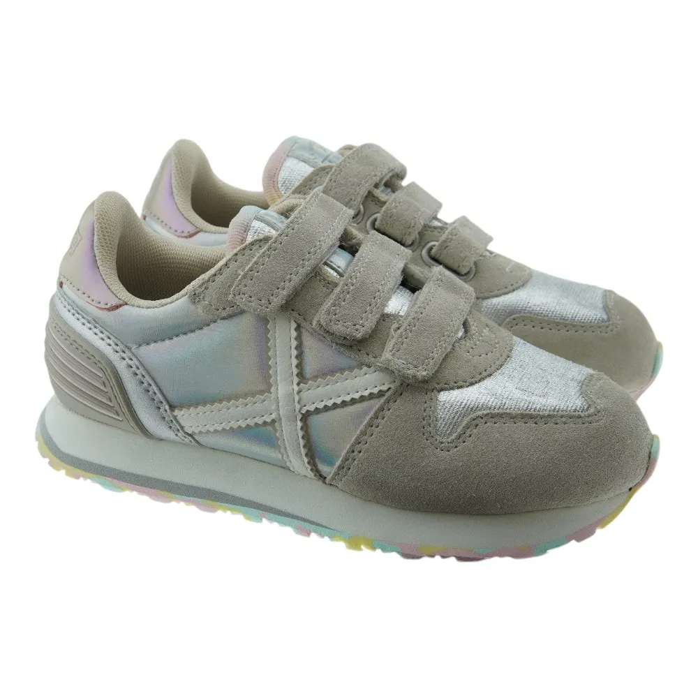 MUNICHZapatillas velcro metalizadas Munich Mini Massana Vc