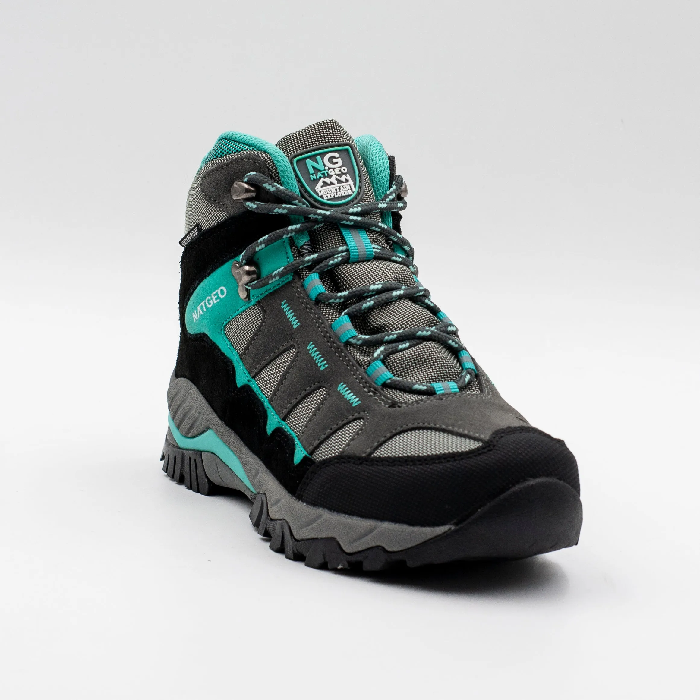 Natgeo Botin Outdoor waterproof color gris verde