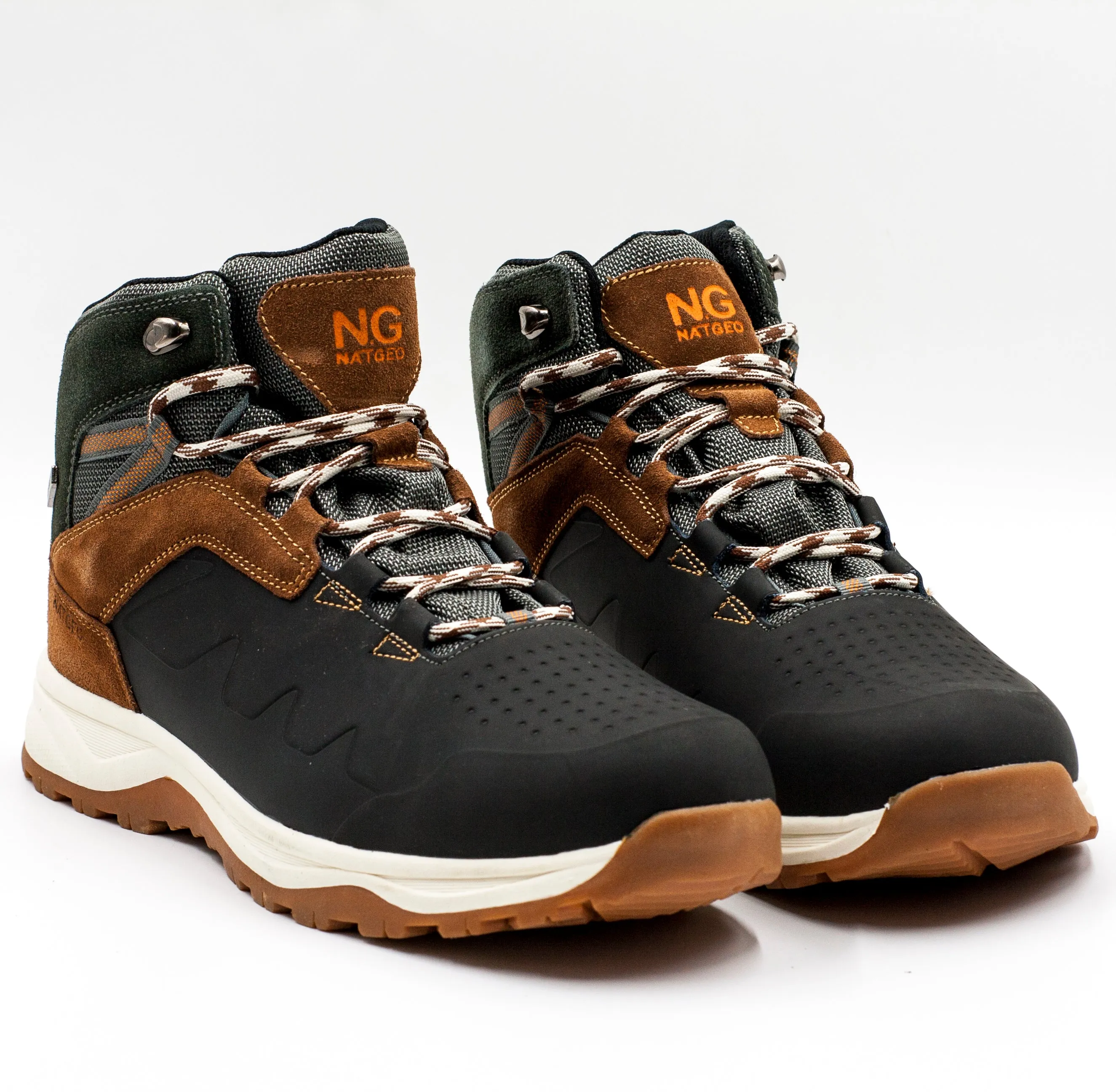 Natgeo Botin Outdoor WATERPROOF Gris Cafe