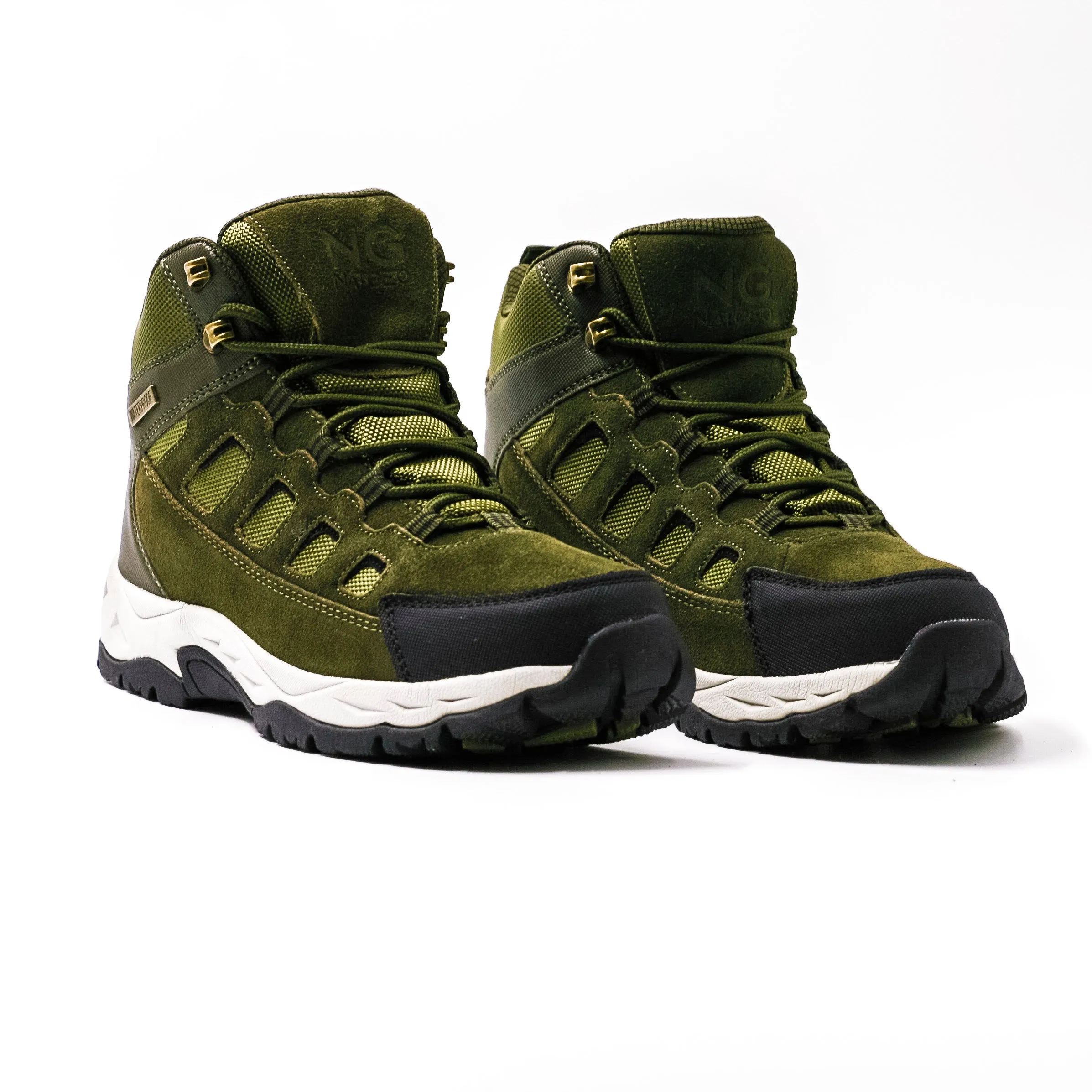 Natgeo Botín Waterproof Con Cordón Khaki Hombre Outdoor