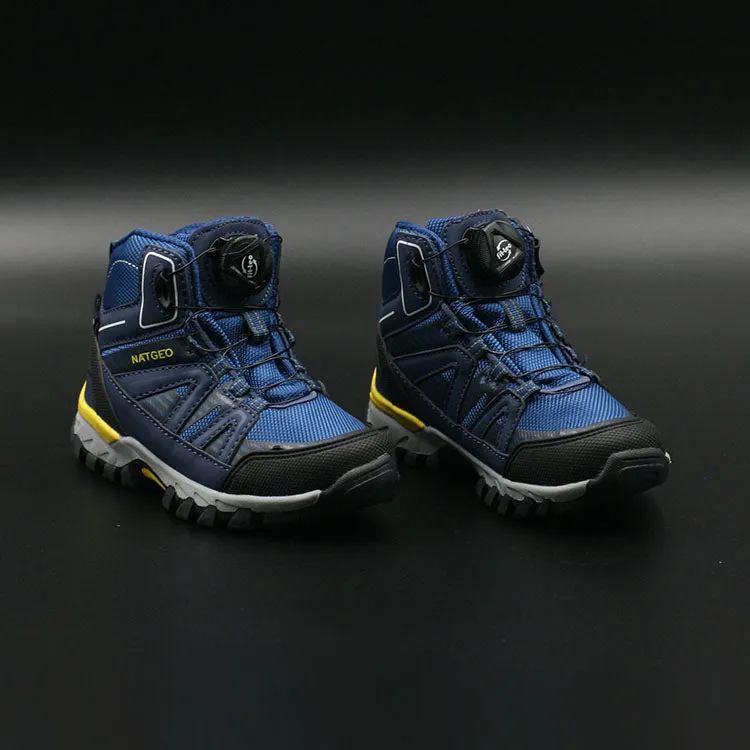 Natgeo Kids Botín C/Cordón Ajustable Azul Nio Outdoor