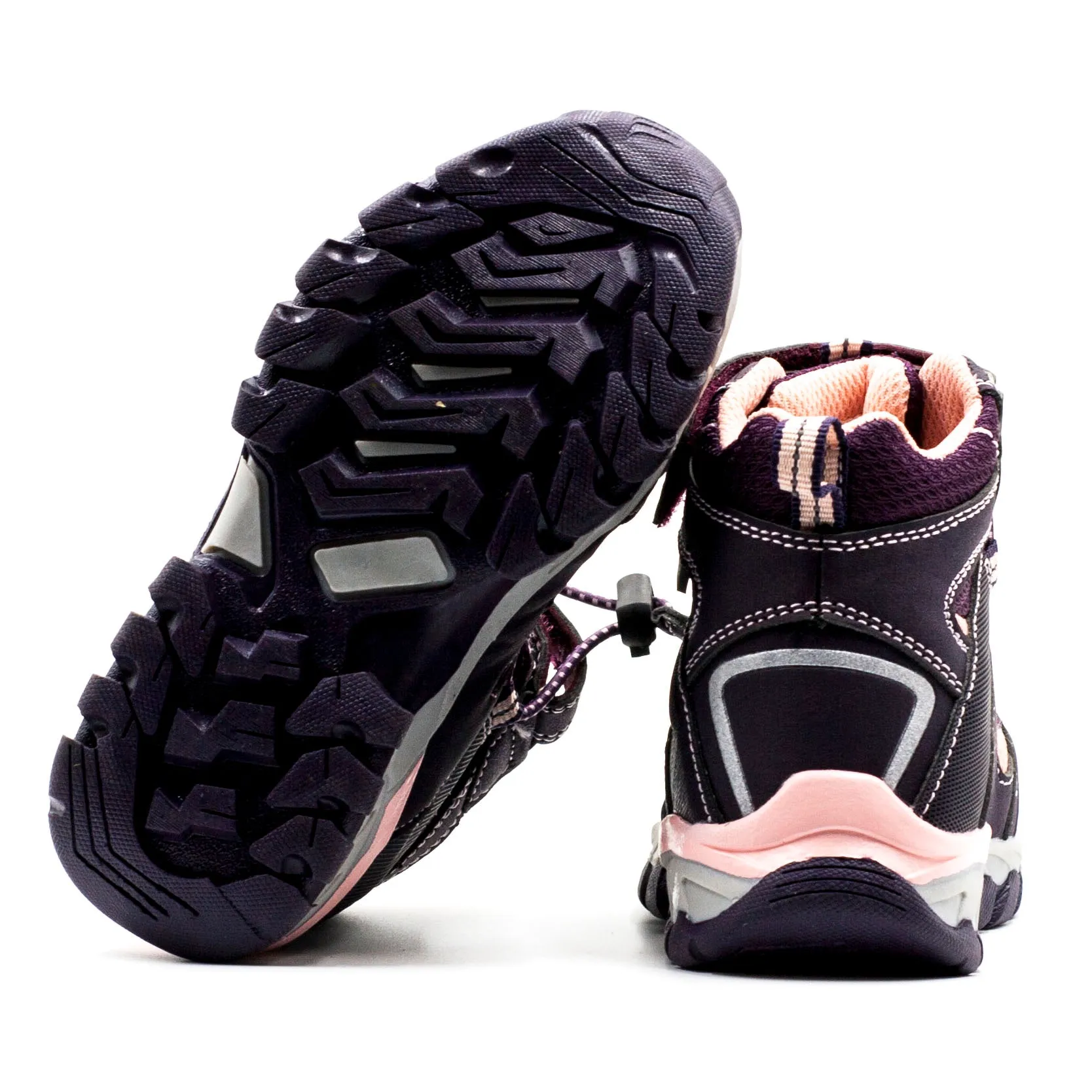Natgeo Kids Botín C/Velcro Purpura Nia Outdoor