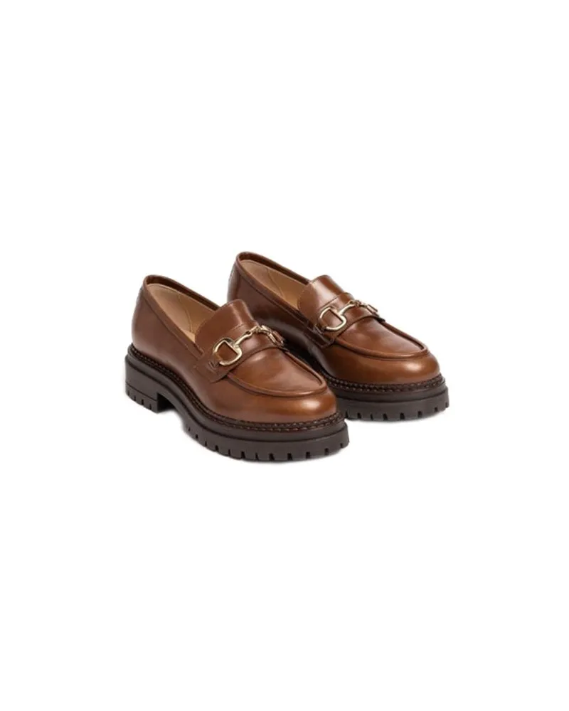NERO GIARDINI 217715  MOCASíN DE MUJER  PIEL