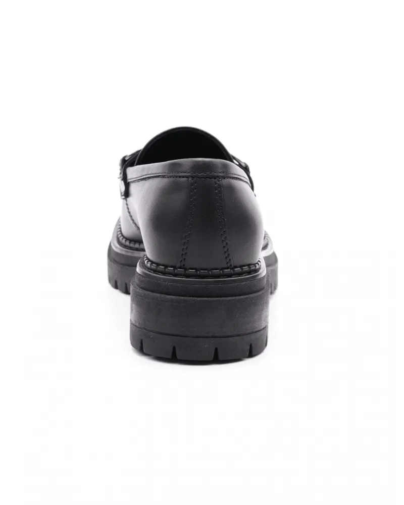 NERO GIARDINI 217715 MOCASíN MUJER  PIEL NEGRA