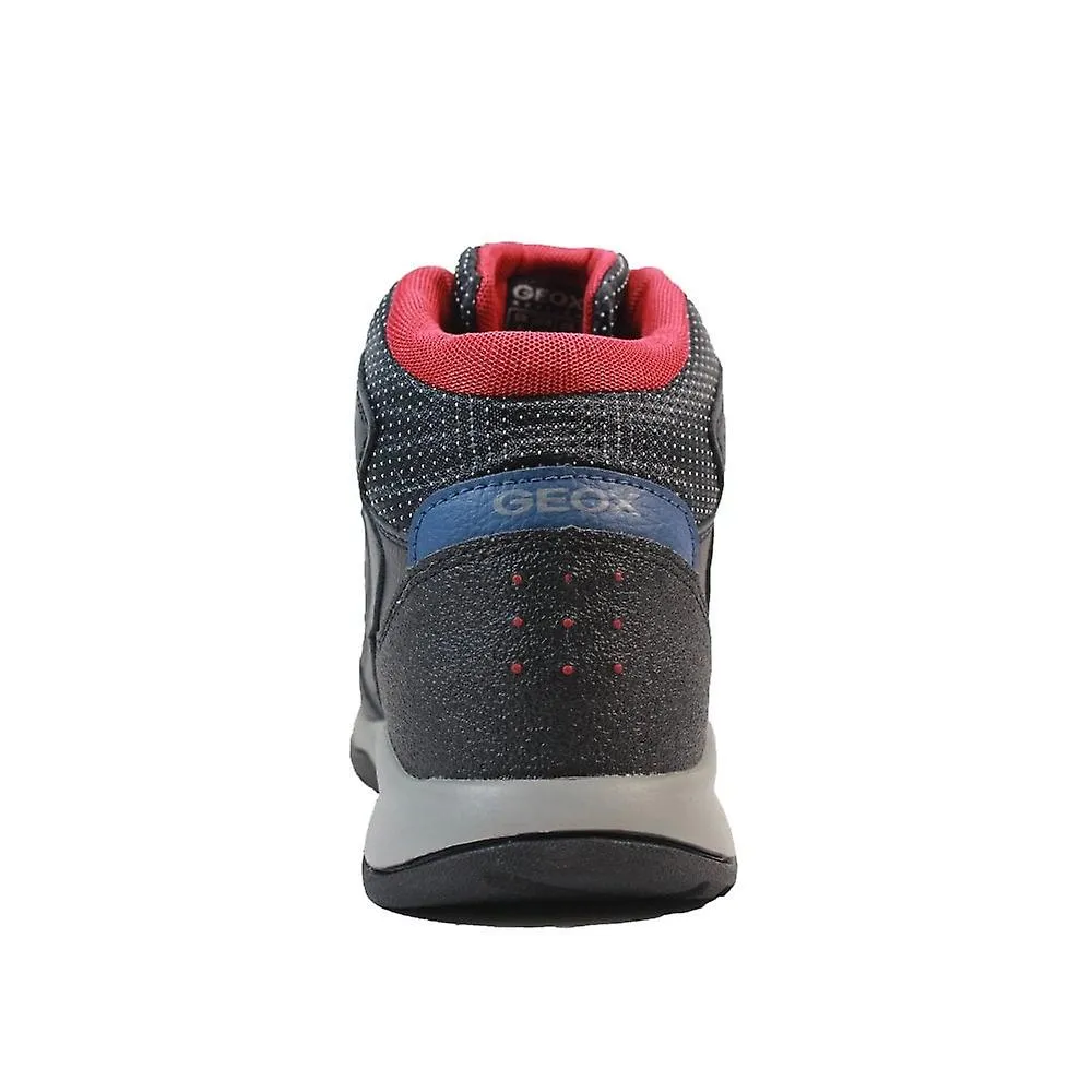 Niños Geox Teram Babx | Azul marino/rojo oscuro | Botas impermeables para niños