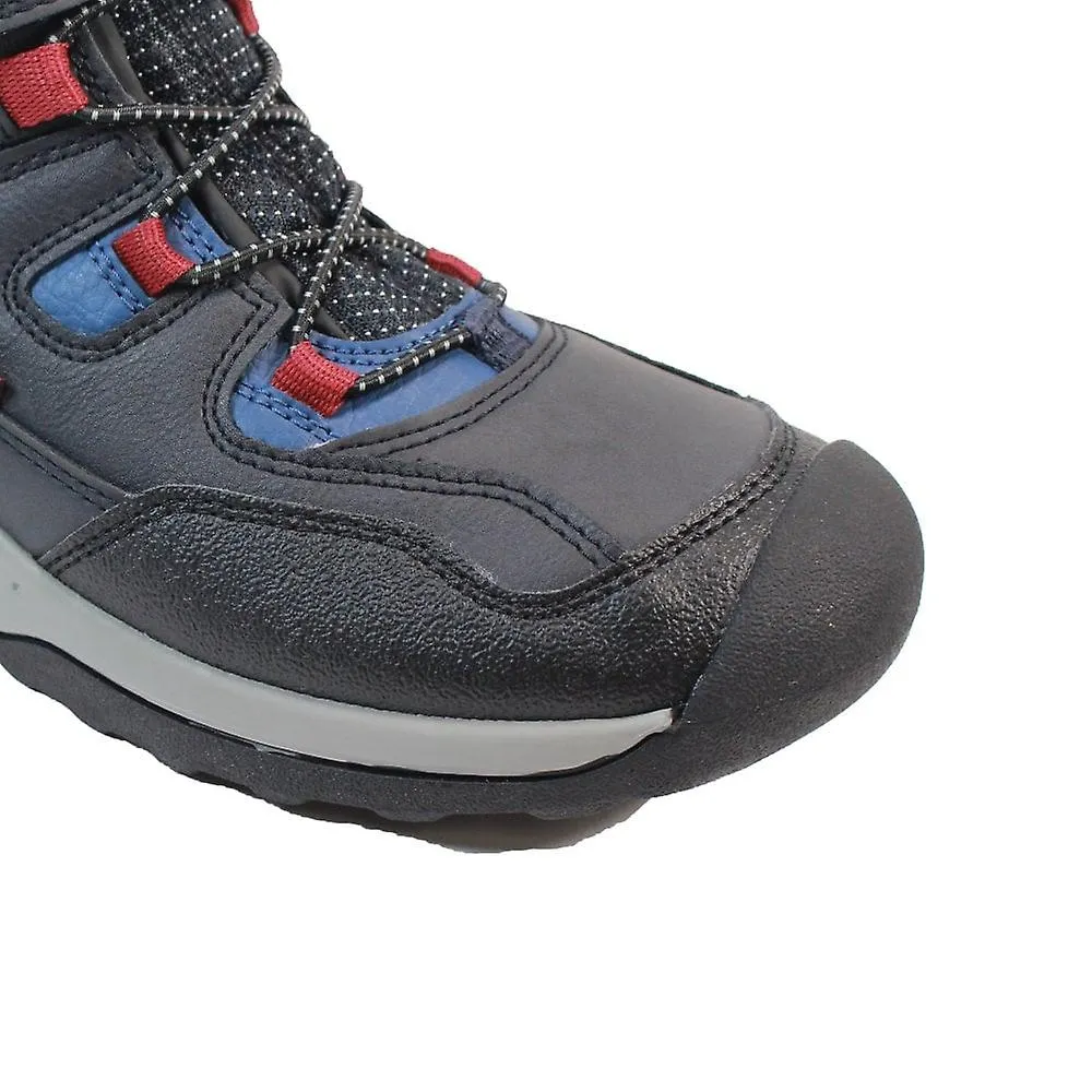 Niños Geox Teram Babx | Azul marino/rojo oscuro | Botas impermeables para niños