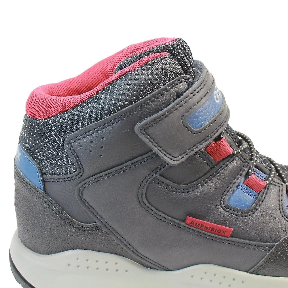 Niños Geox Teram Babx | Azul marino/rojo oscuro | Botas impermeables para niños