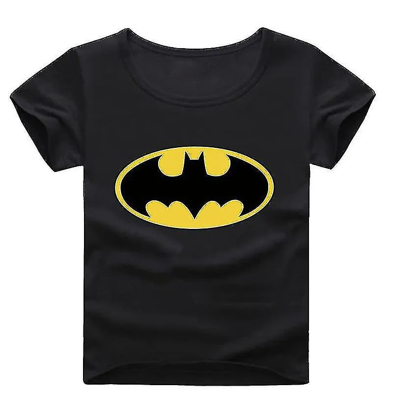 NIñOS NIñOS DC COMICS BATMAN BASIC LOGO TSHIRT SUMMER CASUAL TOPS