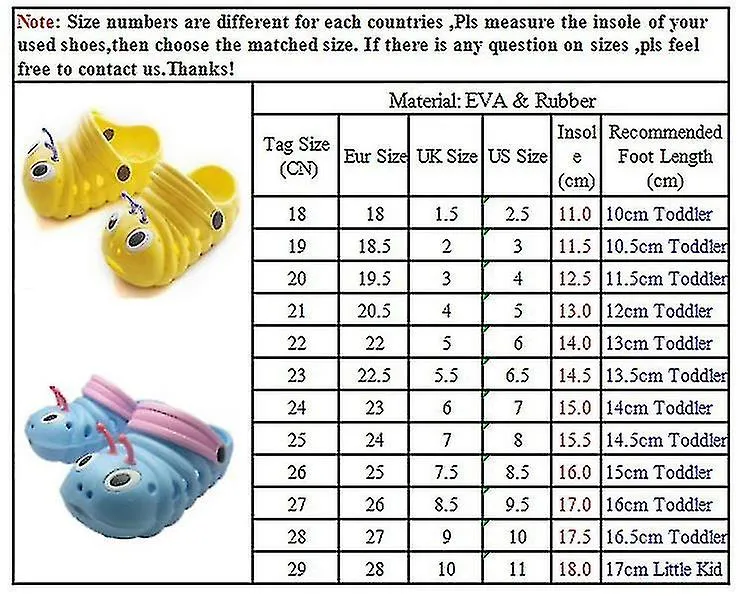 Niños pequeños Zapatillas de goma Obstruye zapatos Niños Niñas Sandalias de playa21pink