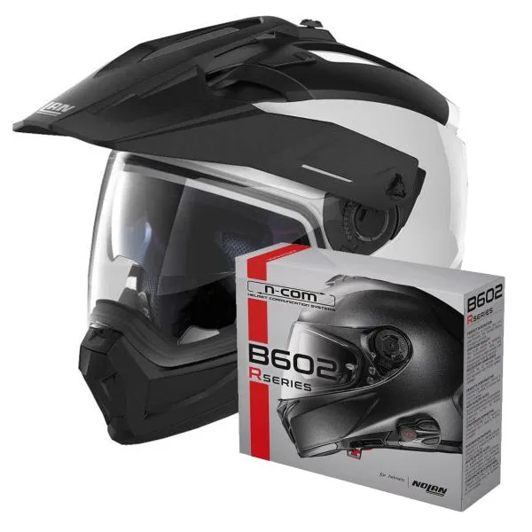 NOLAN N70 2 X SPECIAL NCOM PURE WHITE 15 + KIT BLUETOOTH B602R 