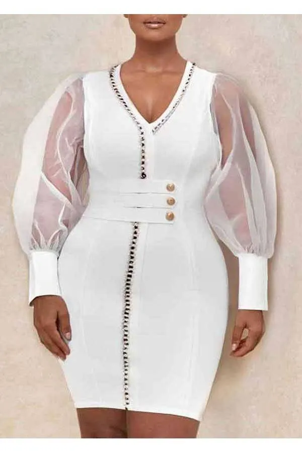 Novia sexy tallas grandes vestido bandage