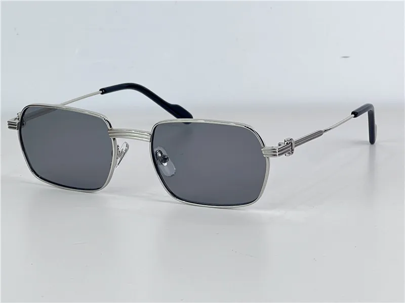 Nuevo diseño de moda Gafas de sol cuadradas 0463s Exquisito K Gold Frame Simple y popular Estilo versátil Outdoor UV400 Protecti