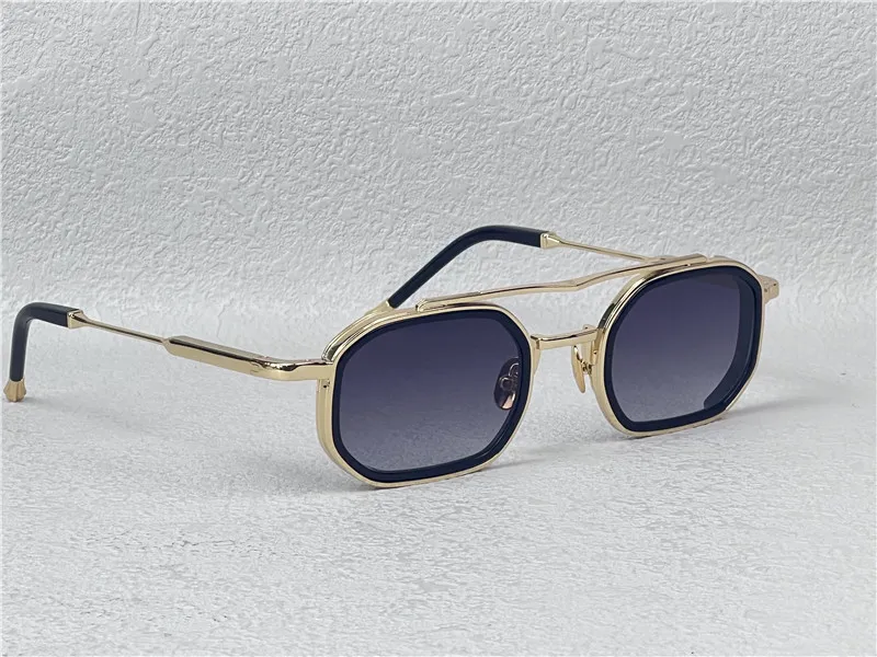 Nuevo diseño de moda Gafas de sol rectangulares masculinas Anthony Metal and Acetate Frame Simple y Elegant Style High Endle Out