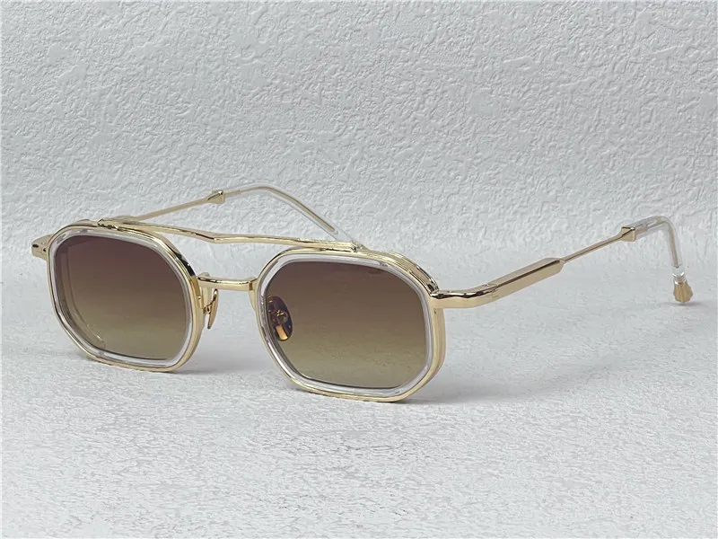 Nuevo diseño de moda Gafas de sol rectangulares masculinas Anthony Metal and Acetate Frame Simple y Elegant Style High Endle Out