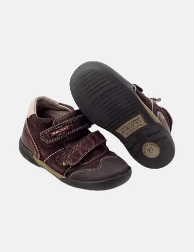 Pablosky Deportiva marrón velcro