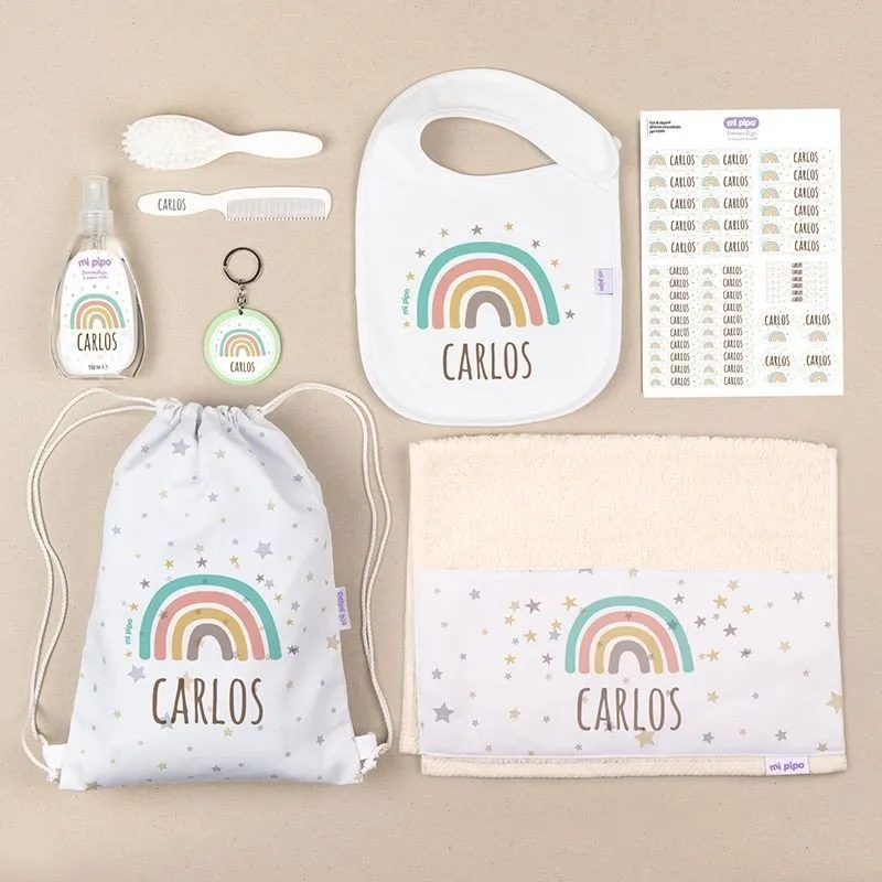 Pack Mi Cole personalizado Arcoíris